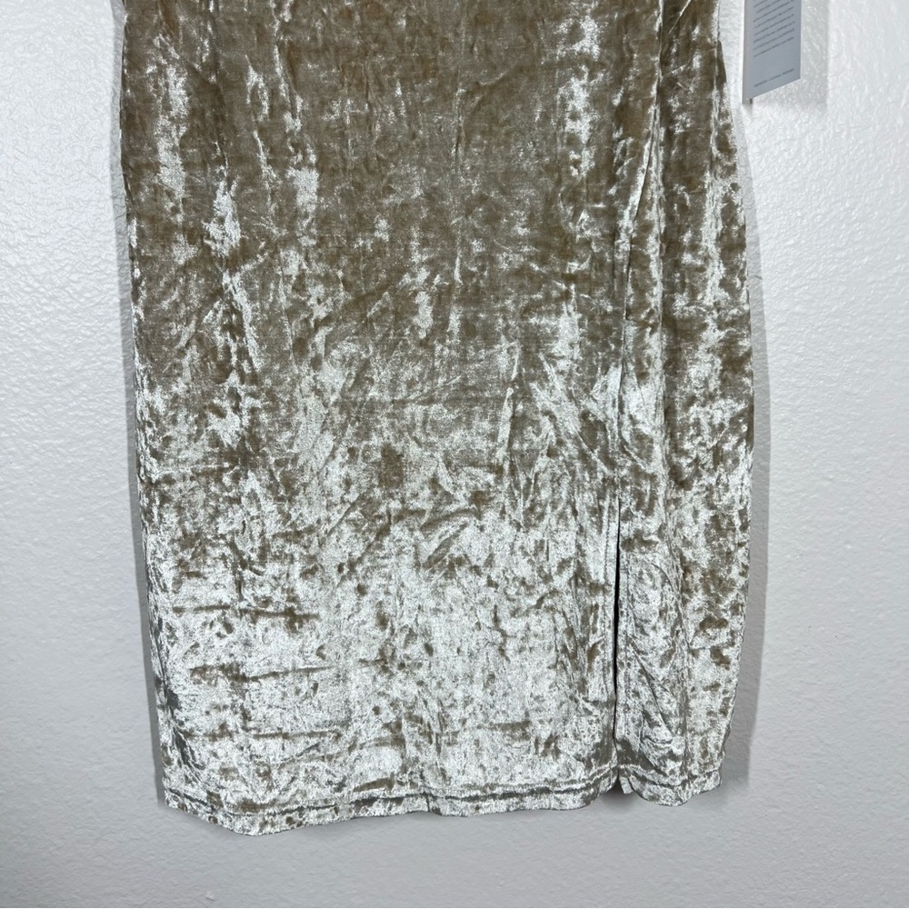 BuffBunny Gold Velvet Mini Dress - Picture 8 of 15